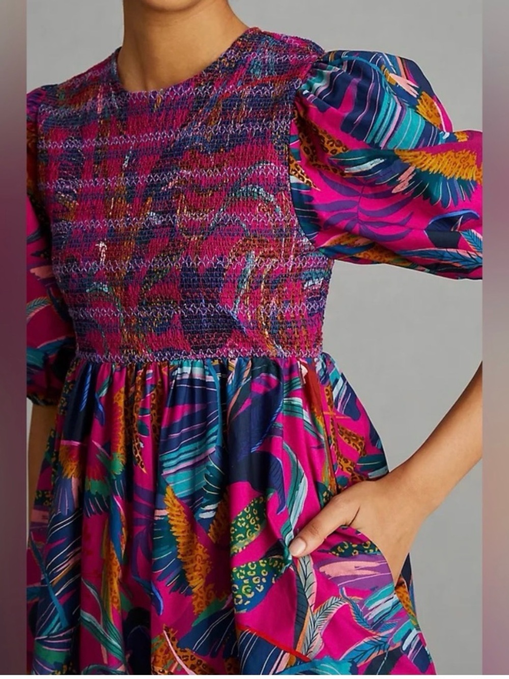 Farm Rio multicolor dress - Picture 5 of 12